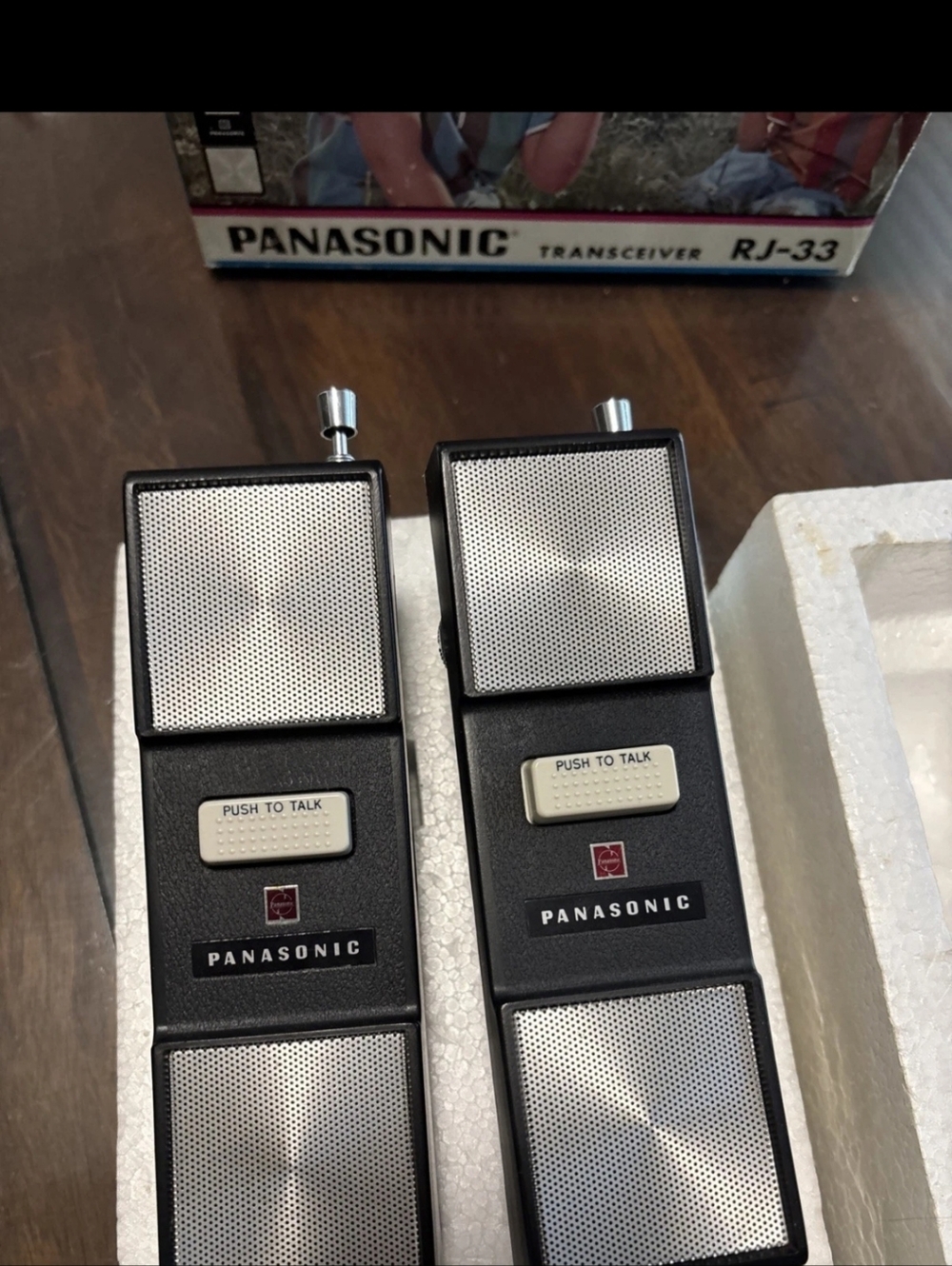 Panasonic RJ-33 Pair Two-Way Transceivers - Black & Silver - Picture 3 of 5